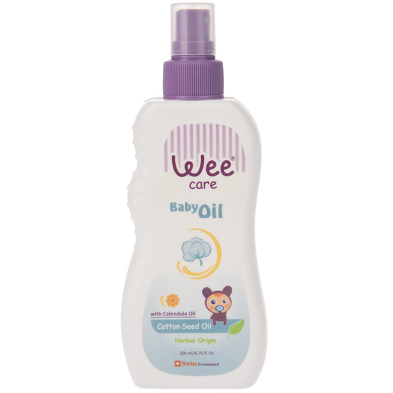 روغن بچه وی مدل Cotton Seed Oil حجم 200 میلی لیتر