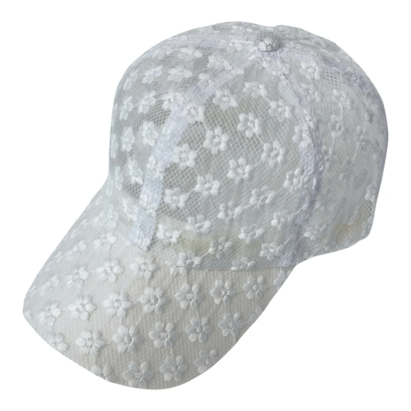 کلاه کپ زنانه مدل تمام تور بابونه ۰۴