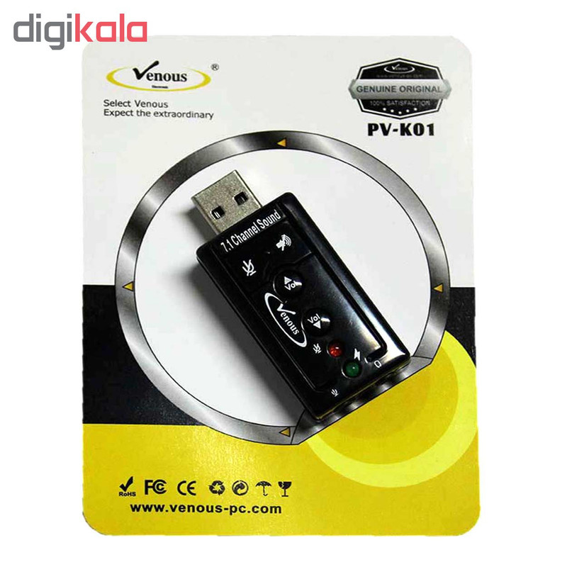 کارت صدا ونوس مدل PV-K01