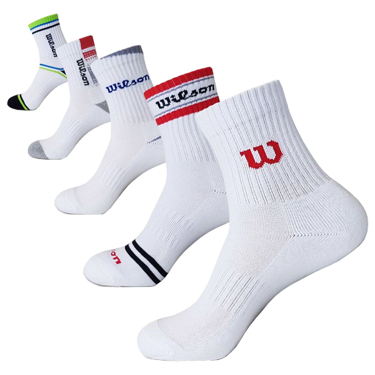 جوراب ورزشی زنانه ویلسون کره ای مدل Wilson Sport 2019 مجموعه 5 عددی -  - 1