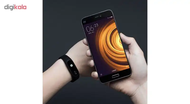 مچ بند هوشمند شیائومی مدل Mi Band 2 بند سلیکونی به همراه محافظ صفحه نمایش