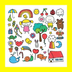 استیکر طراحی ناخن مدل فانتزی کد 94