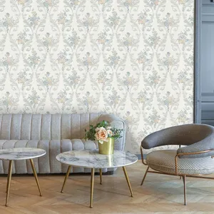 کاغذ دیواری مدل داماسک گلدار کد 5040