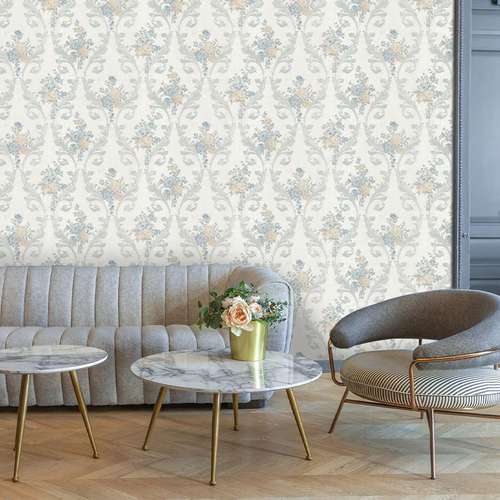 کاغذ دیواری مدل داماسک گلدار کد 5040