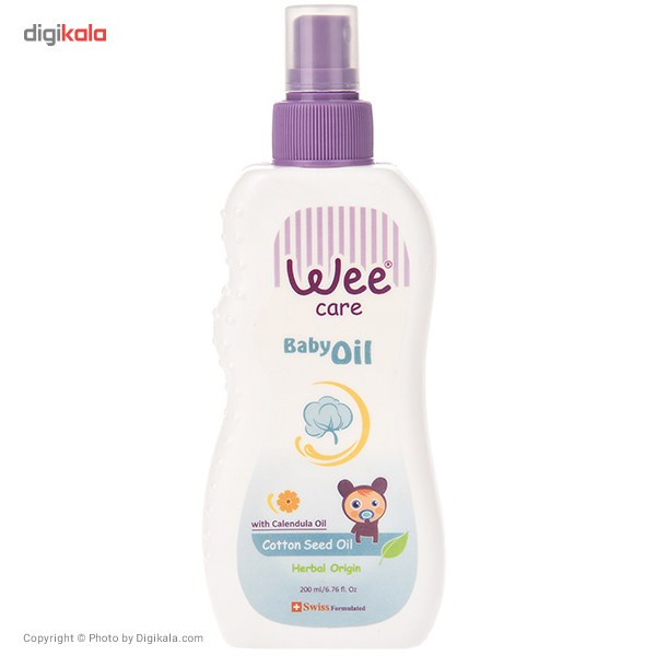روغن بچه وی مدل Cotton Seed Oil حجم 200 میلی لیتر