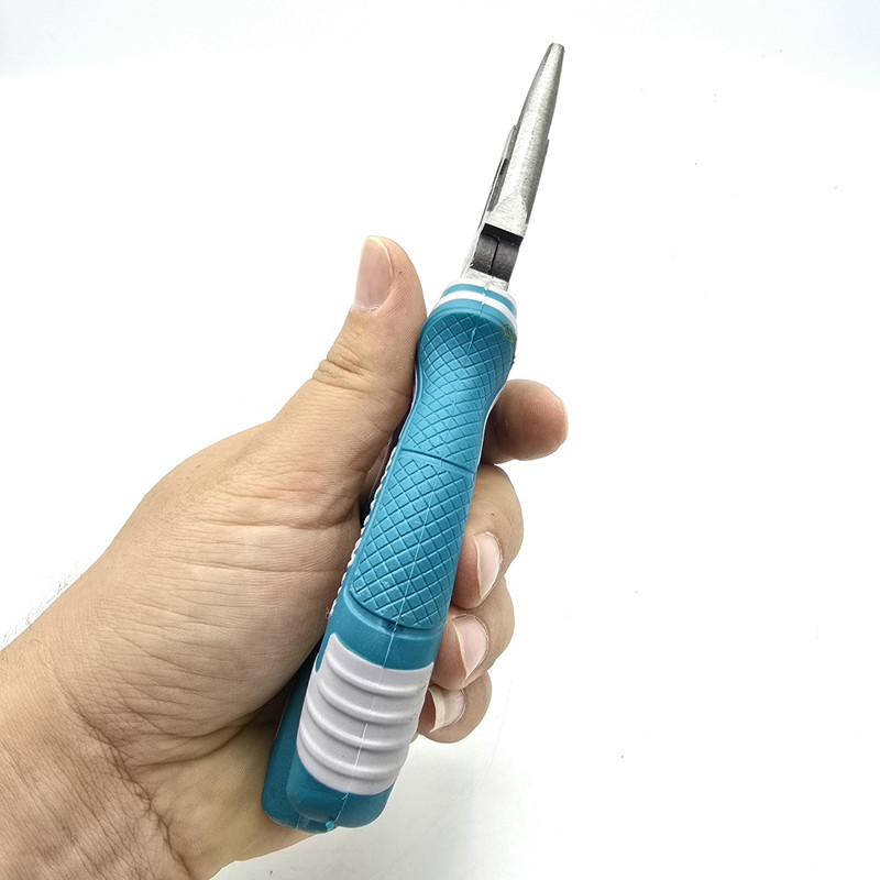 انبر دم باریک فولادی نیترومکس مدل NT-1054 سایز 8 اینچ