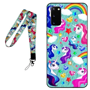 Megafone Unicorn 0028 Cover For Samsung Galaxy S20 FE 2022 Mobile Neckband