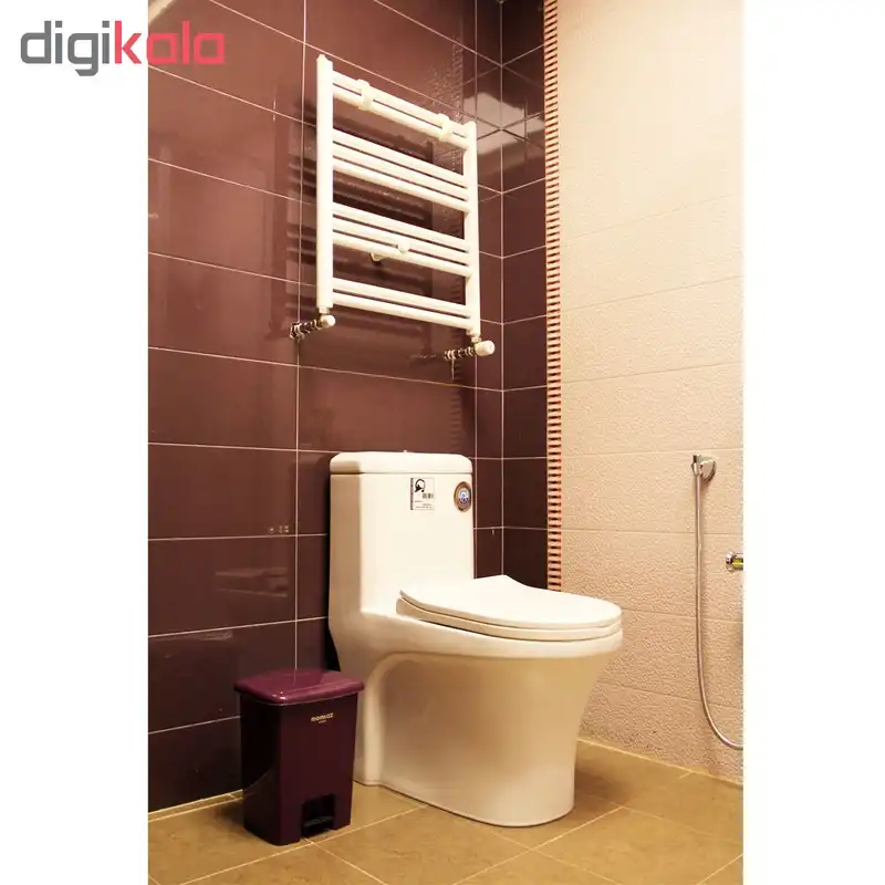 سطل زباله پدالی ممتاز پلاستیک مدل 710 ظرفیت 7 لیتری