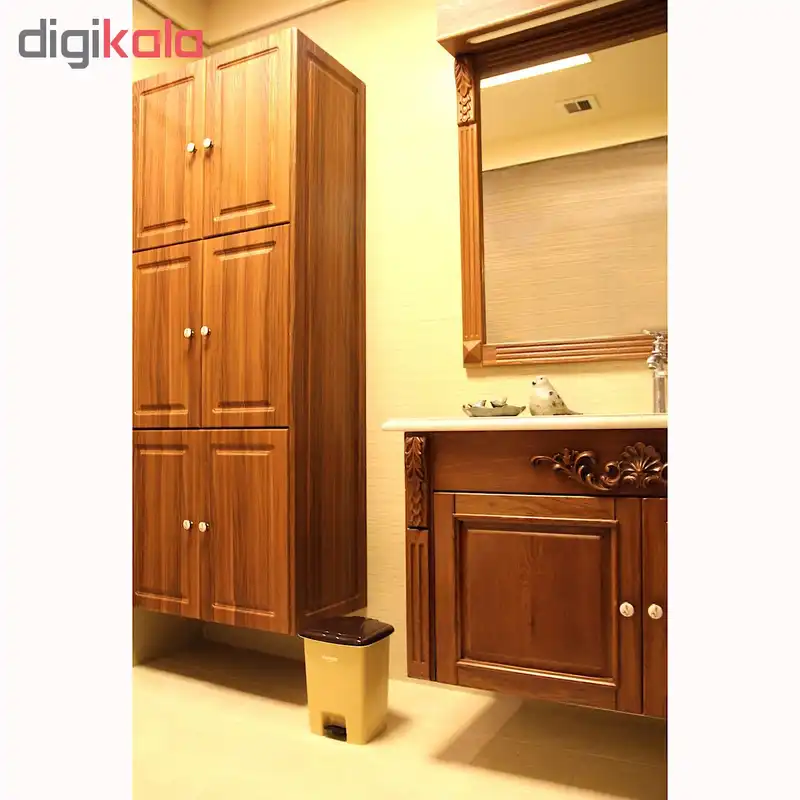 سطل زباله پدالی ممتاز پلاستیک مدل 710 ظرفیت 7 لیتری