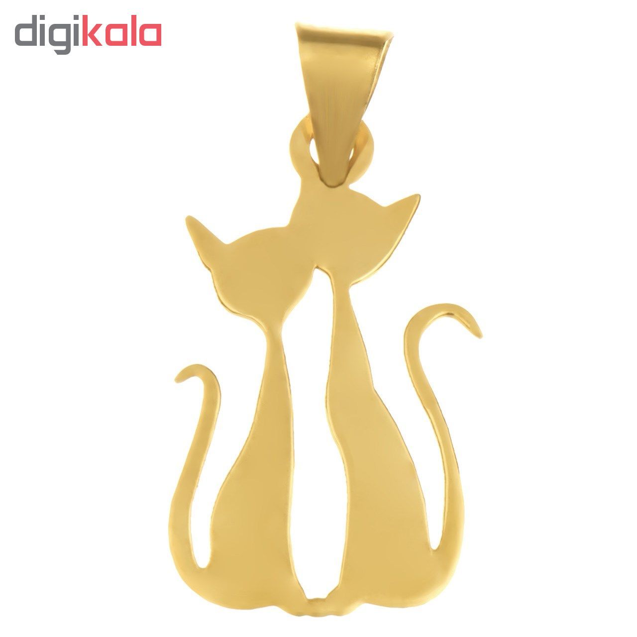 آویز گردنبند طلا 18عیار آریاگلد مدل R152 -  - 2