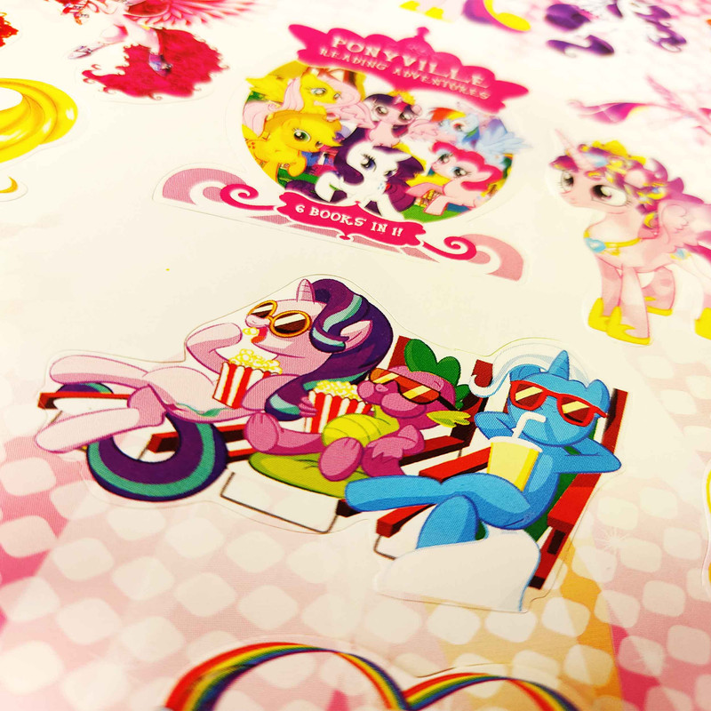 استیکر دیواری کودک مدل پونی کد 08