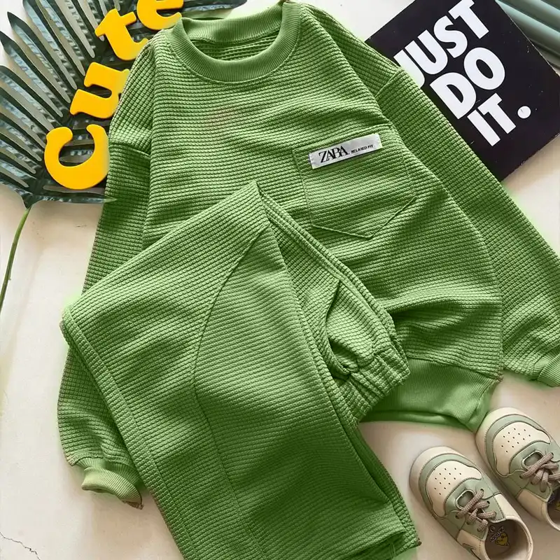 ست سویشرت و شلوار مدل بیسکوییتی