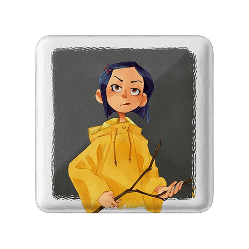 مگنت خندالو طرح کورالاین Coraline  مدل مربعی کد 20786