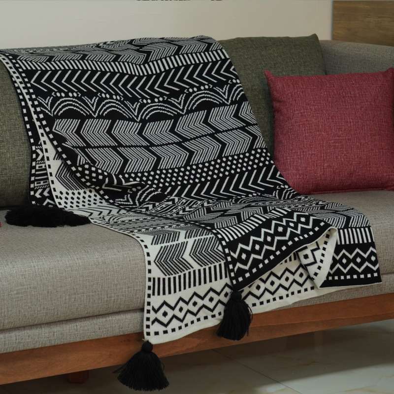 شال مبل و تخت مدل boho سایز 130x200 سانتی متر