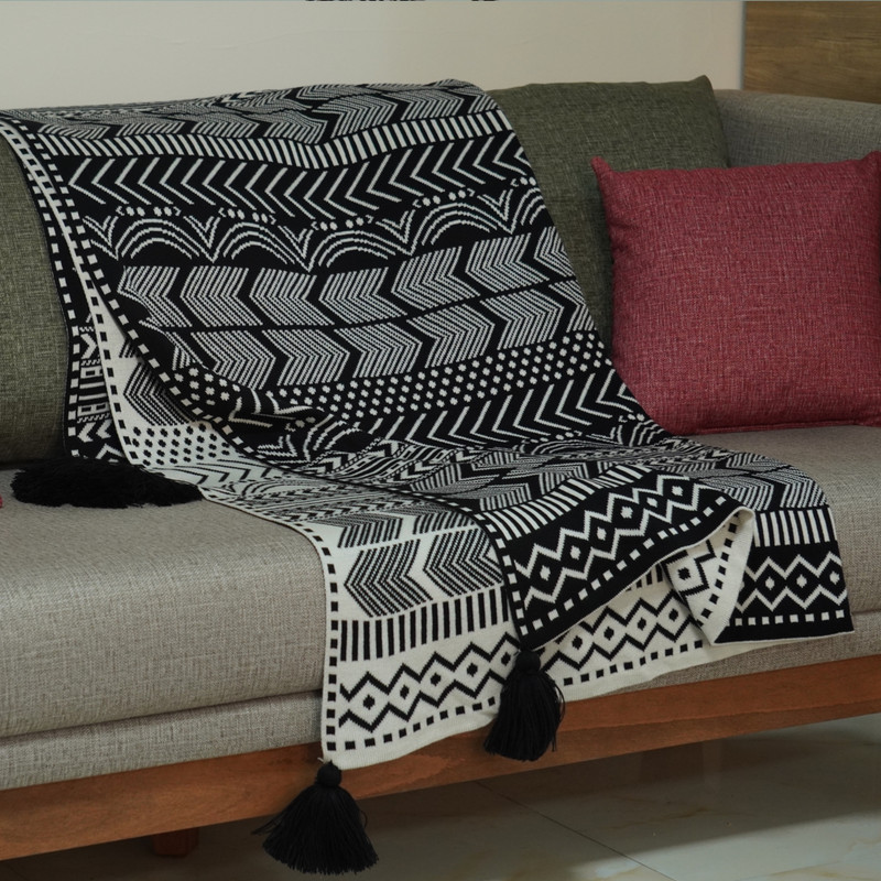 شال مبل و تخت مدل boho سایز 130x200 سانتی متر