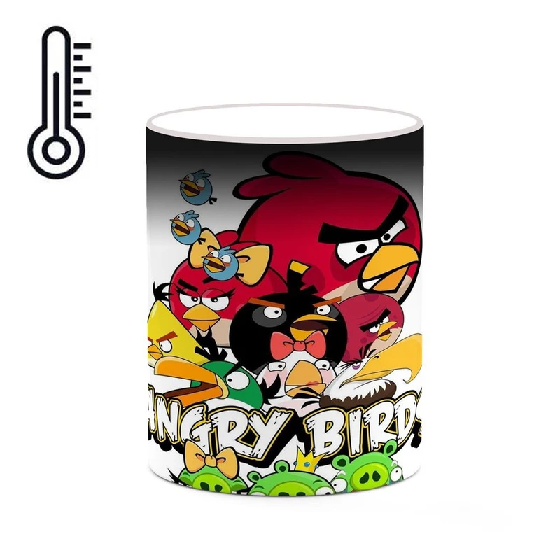 ماگ حرارتی کاکتی مدل بازی پرندگان خشمگین Angry Birds کد mgh27479