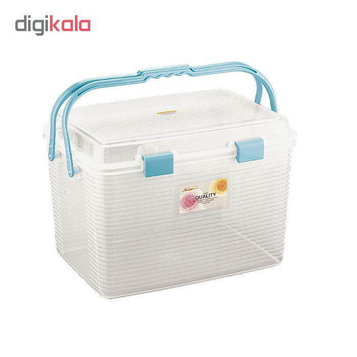 سبد پیک نیک ناصر پلاستیک مدل گل چهره کد 9100