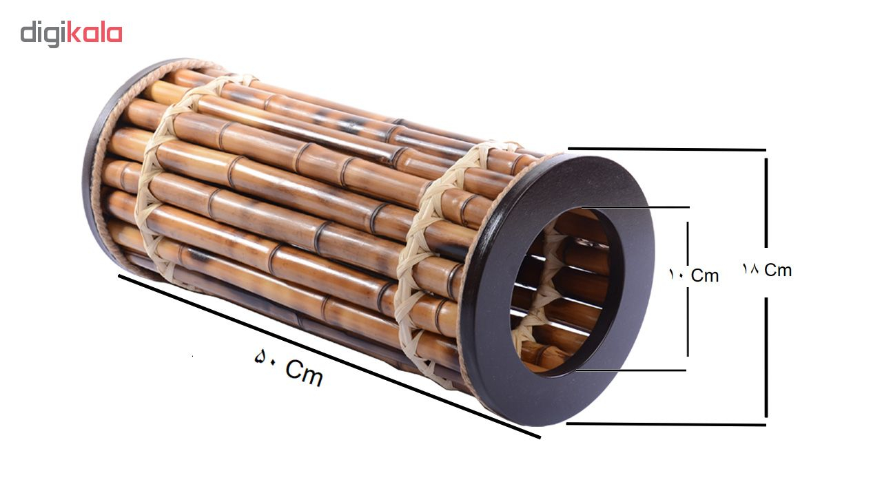 گلدان نی بامبو نی کار  سایز 50 سانتی‌متری