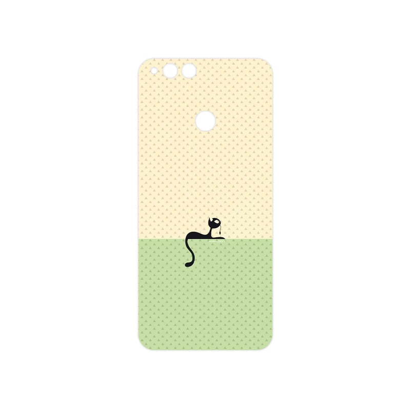 برچسب پوششی ماهوت مدل Minimal Internet Cat Icon مناسب برای گوشی موبایل آنر 7X