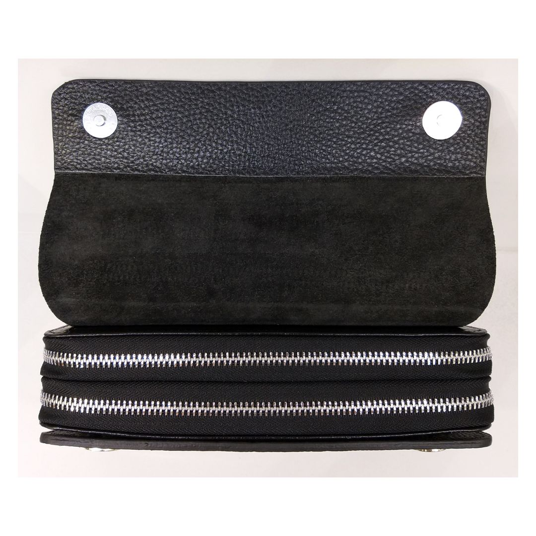 کیف دستی مردانه سرزمین چرم مدل روبرت کد 311074 رنگ مشکی - - 6