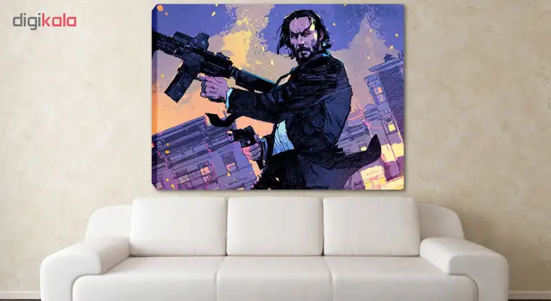 تابلو بوم وی وین آرت طرح جان ویک کد 380