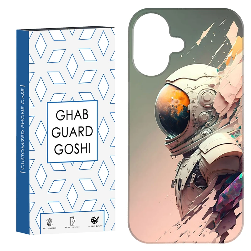 کاور قاب گارد گوشی طرح فضانورد کد Dimo-571 مناسب برای گوشی اپل Iphone 16     