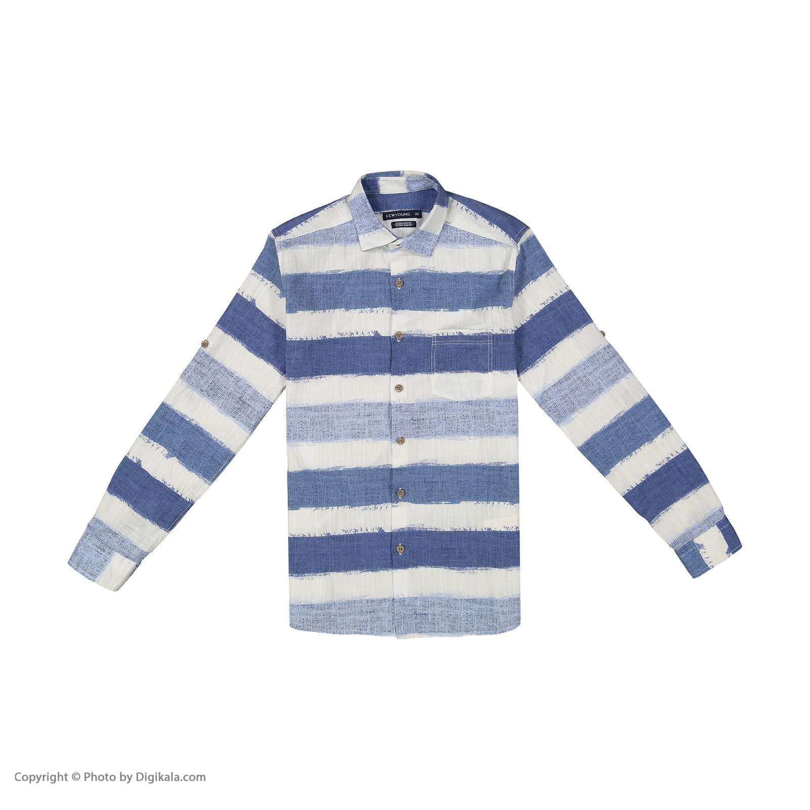 پیراهن پسرانه ال سی وایکیکی مدل 8S2556Z8-BLUE -  - 2