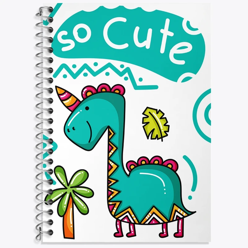 دفتر لغت 50 برگ خندالو طرح دایناسور کد N185