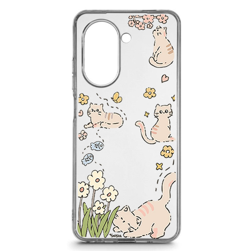 کاور طرح Cat & Flower مناسب برای گوشی موبایل شیائومی Redmi Poco X8 Pro
