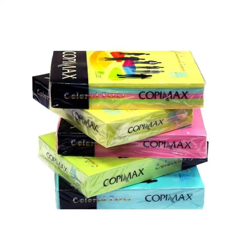 کاغذ رنگی A4 کپی مکس مدل S002 بسته 50 عددی