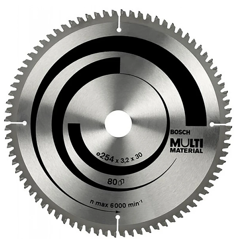 تیغ اره فارسی بر بوش مدل مولتی متریال 254MM-80T