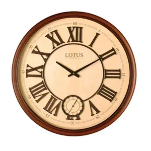 ساعت دیواری لوتوس مدل W-151-ATLANTA-WALNUT