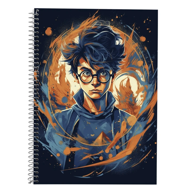 دفتر لغت 50 برگ مدوپد طرح هری پاتر harrypotter کد DF10211