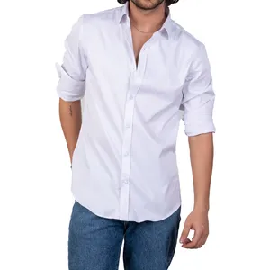 پیراهن آستین بلند مردانه ان سی نو مدل ویتال