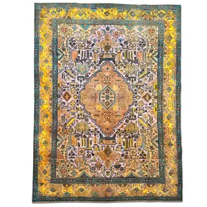 فرش دستبافت رنگ شده هشت متری کد 4053