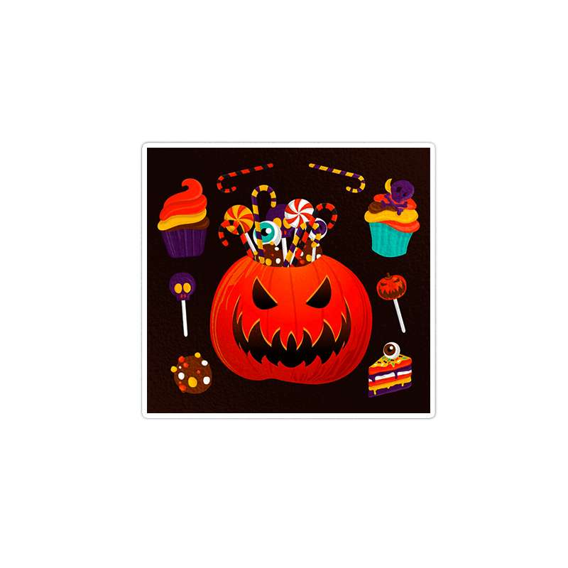 استیکر تزئینی موبایل و تبلت ماسا دیزاین مدل  stkv03706 طرح halloween