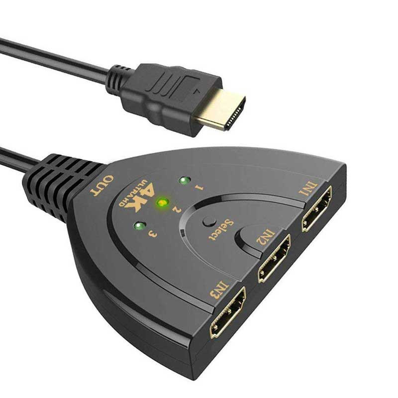 سوئیچ 3 پورت HDMI مدل NETPIL ULTRA 4K