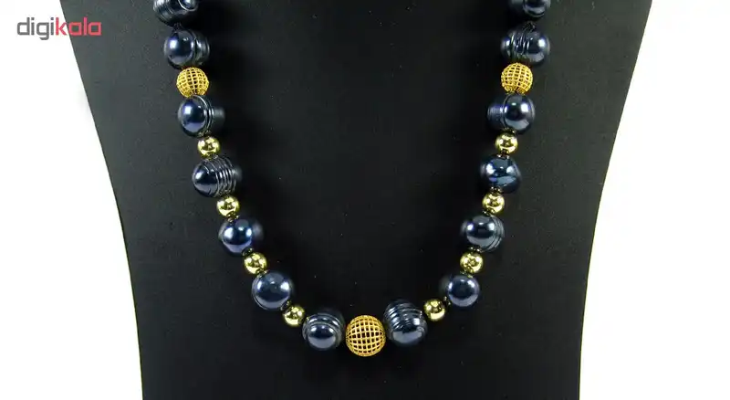 گردنبند مروارید پرورشی باروک و طلا 18 عیار مانچو مدل SFG609