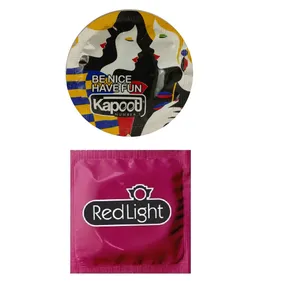 کاندوم کاپوت مدل Be Nice Have Fun No. Thirteen به همراه یک عدد کاندوم ردلایت مدل فویل