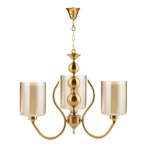 لوستر 3 شعله زیمادر مدل ابشار کد ZD-01