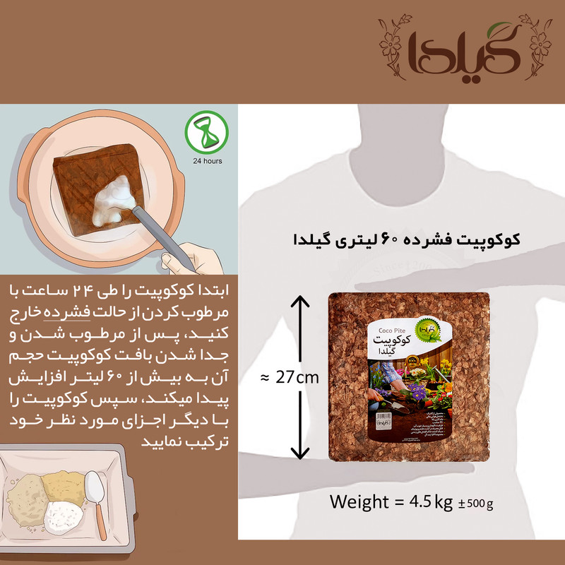 کوکوپیت فشرده گیلدا مدل کوکوچیپس حجم 60 لیتر کوکوپیت فشرده گیلدا مدل کوکوچیپس حجم 60 لیتر
