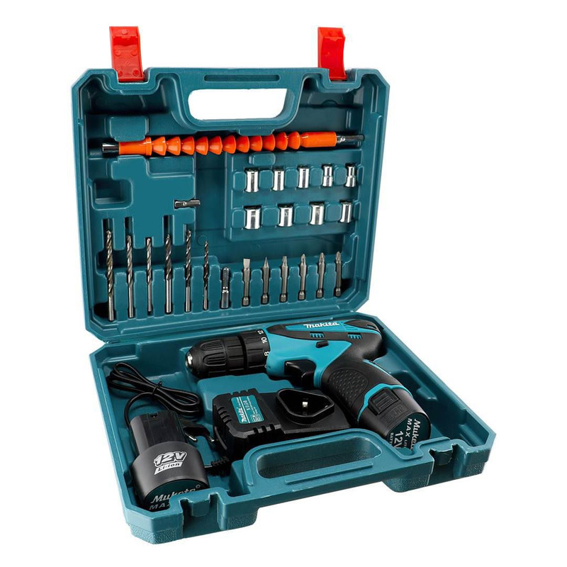 مجموعه 28 عددی دریل پیچ گوشتی شارژی مدل ZX 800 مجموعه 28 عددی دریل پیچ گوشتی شارژی مدل ZX 800