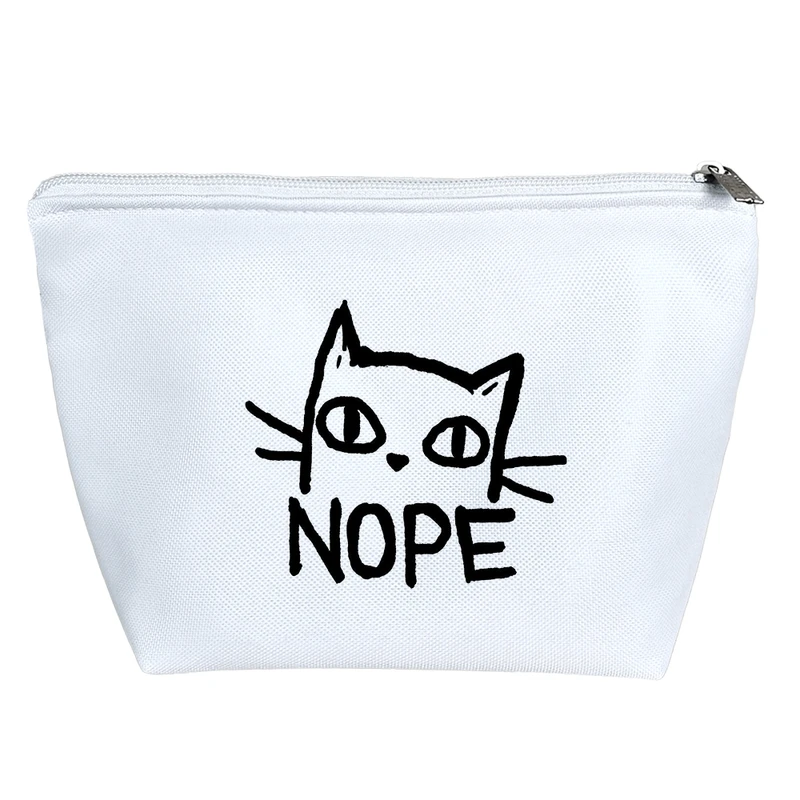 کیف لوازم آرایش دخترانه خندالو مدل گربه بامزه کد 3414