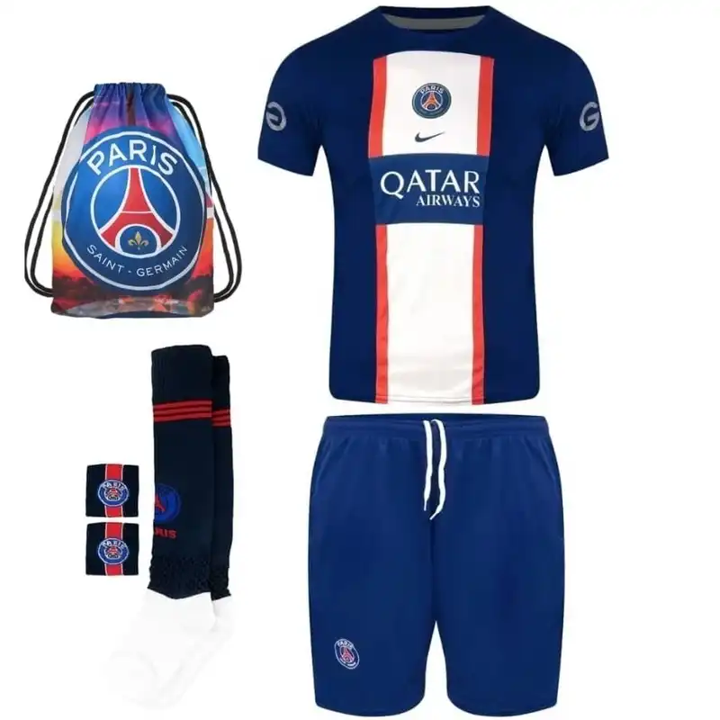 ست 6 تکه لباس ورزشی طرح پاریسن ژرمن مدل ام باپه 2022