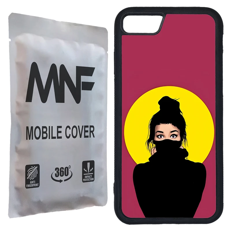 کاور ام ان اف طرح دختر کد P-070 مناسب برای گوشی موبایل اپل iPhone 7 / 8
