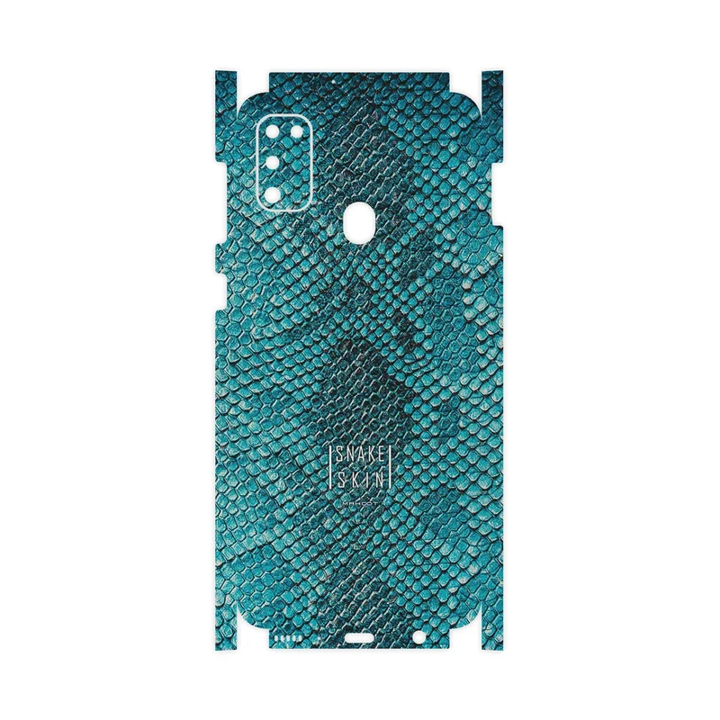 برچسب پوششی ماهوت مدل Blue Snake Skin-FullSkin مناسب برای گوشی موبایل سامسونگ Galaxy M30s