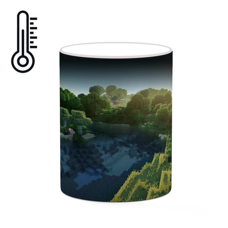 ماگ حرارتی کاکتی طرح ماینکرافت minecraft مدل mgh41484