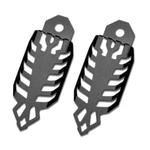 محافظ و کاور کمک فنر موتور سیکلت وارون مدل A-153-BLK بسته 2 عددی