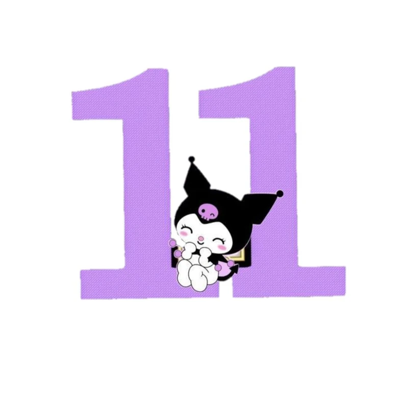 استیکر پارچه و لباس پاد آفرین مدل کارتونی کورومی kuromi کد 801