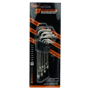 آچار آلن ستاره ای کیو تولز کد DTN-9 مجموعه 9 عددی